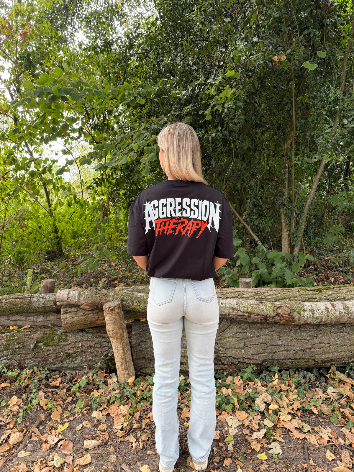 AGGRESSION THERAPY - REGULAR OVERSIZED T-SHIRT