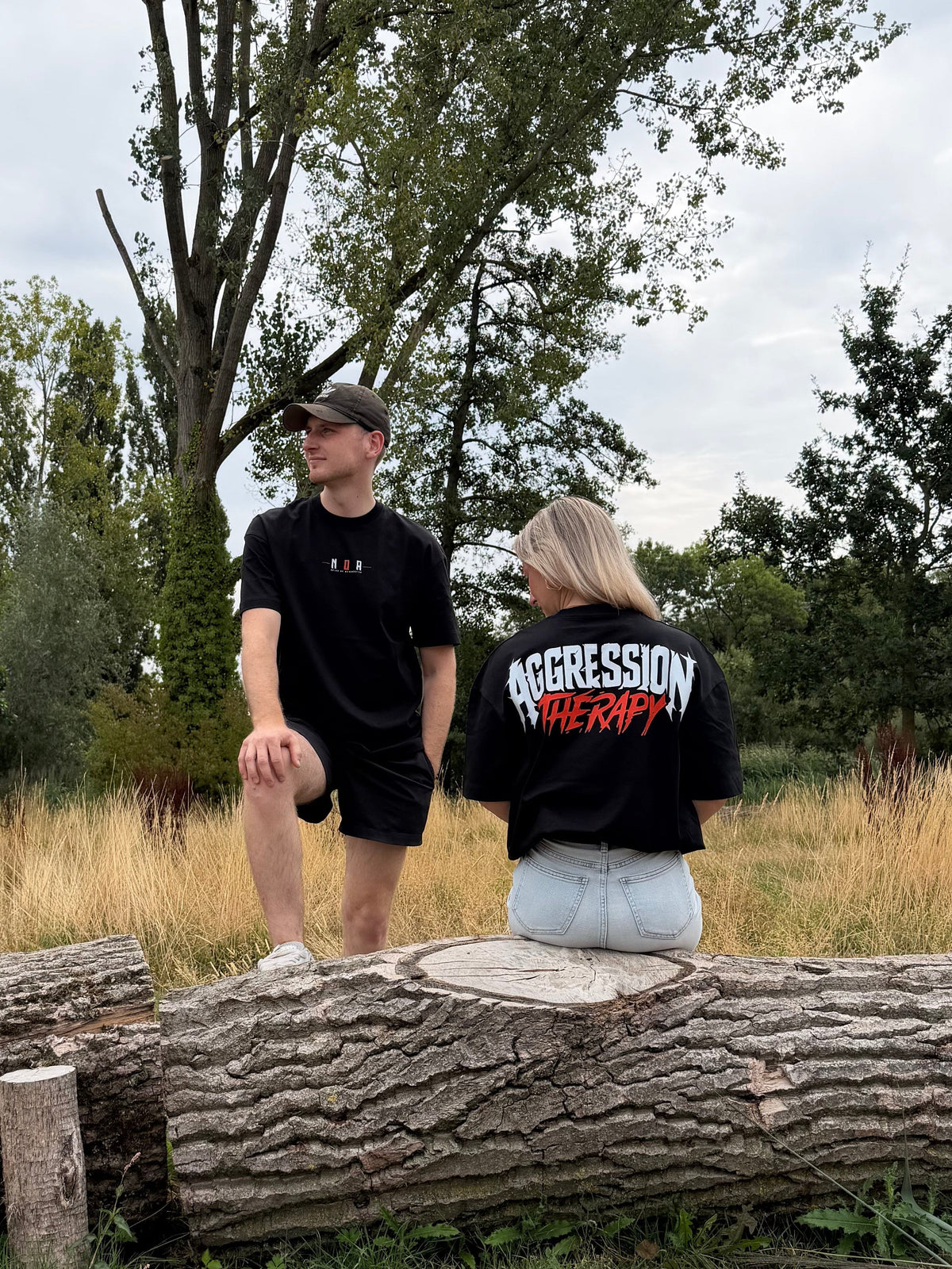 AGGRESSION THERAPY - REGULAR OVERSIZED T-SHIRT
