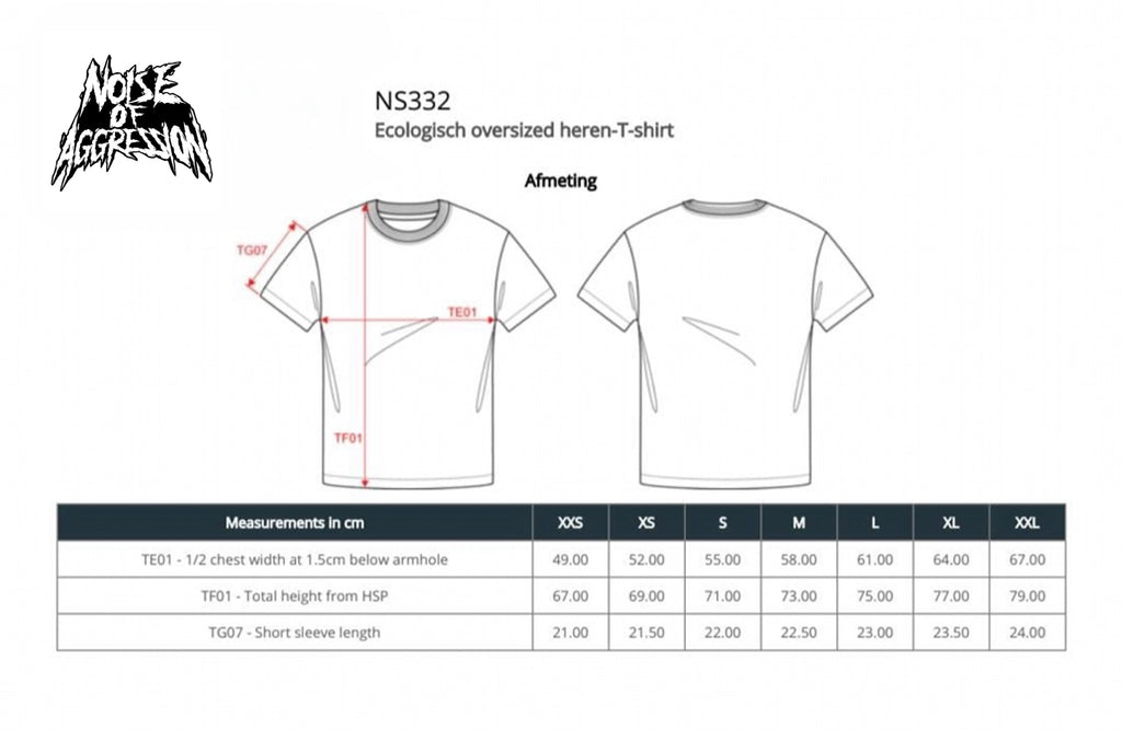 NOISE OF AGGRESSION - REGULAR OVERSIZED T-SHIRT